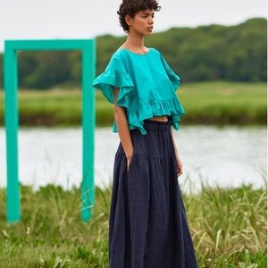 Araks Yalitha Crop Top in Viridian